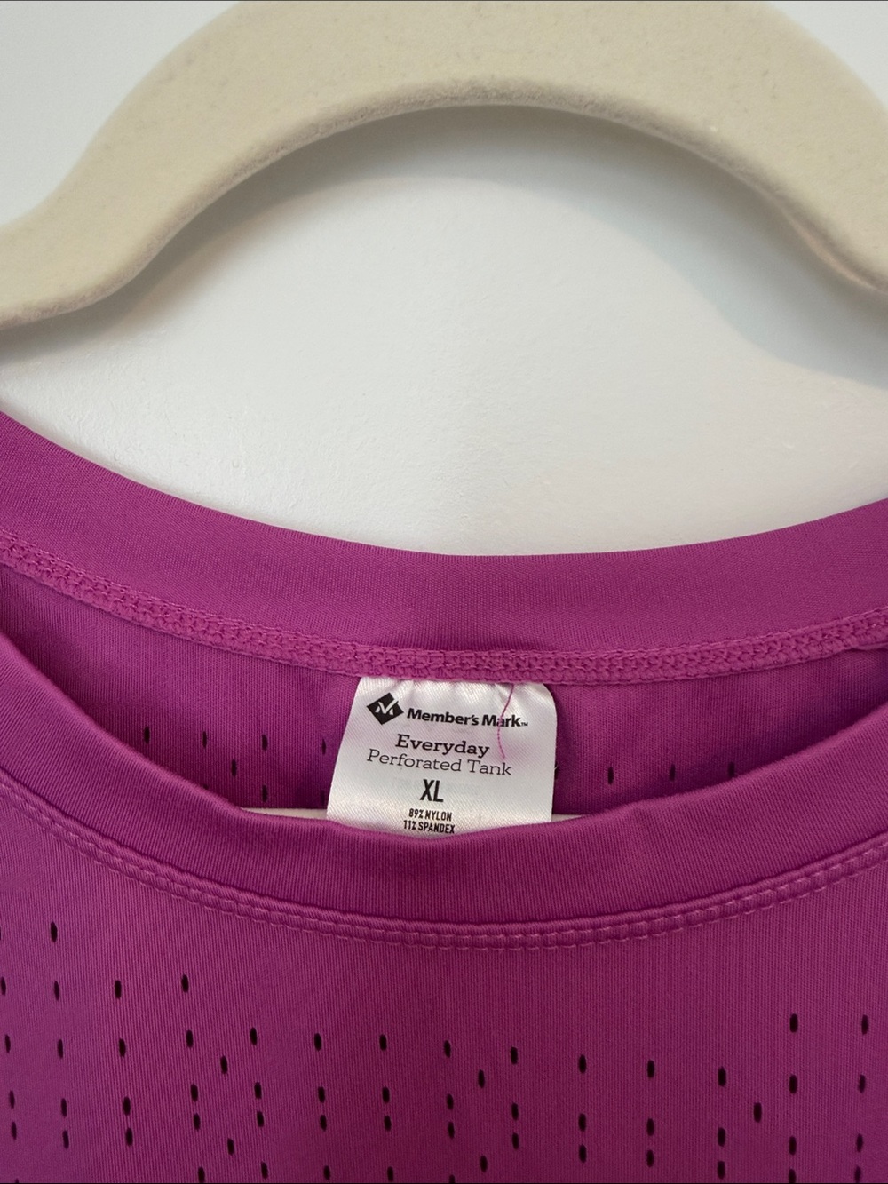 Member's Mark Performance Tank Top XL Magenta Athletic Sleeveless - Picture 2 of 3